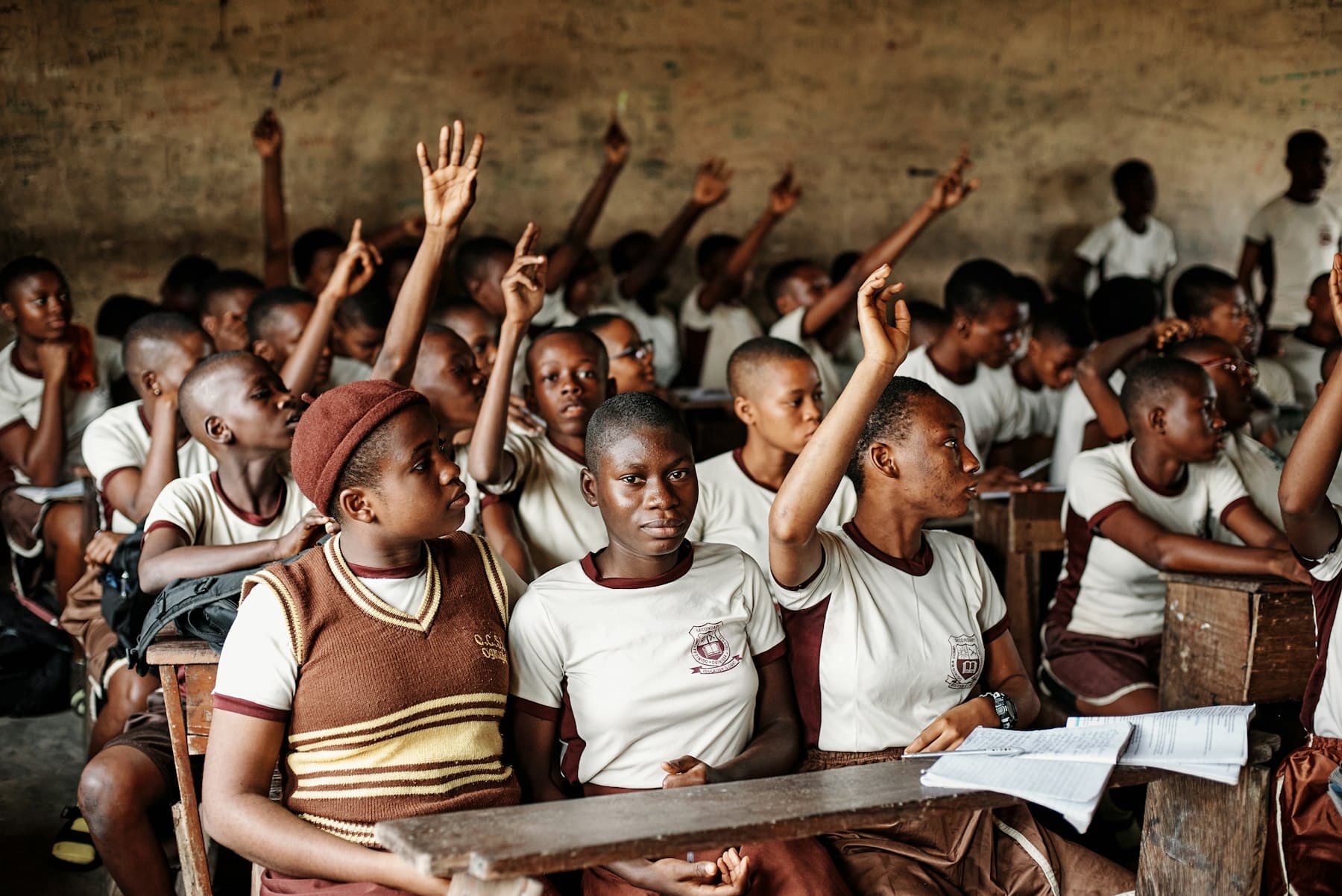Students engaged in a classroom supported by LCF programs